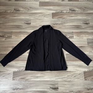 Pact Organic Cotton Luxe Essential Cardigan in Black Size Extra Large